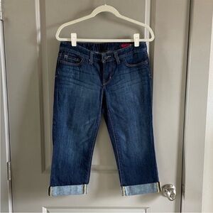 EXPRESS - capri blue jeans. Only worn a few times.